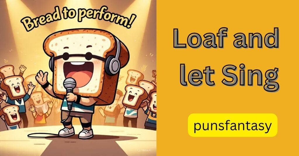 Cartoon bread slice - Funny bread puns and loaf jokes