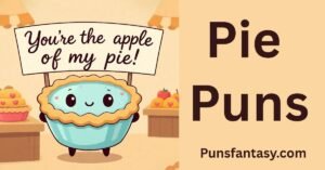 pie puns image illustration