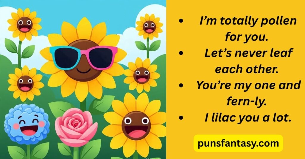 cute sunflower puns