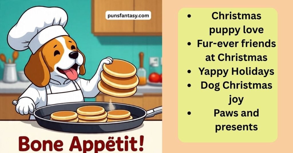 foodie dog pun image