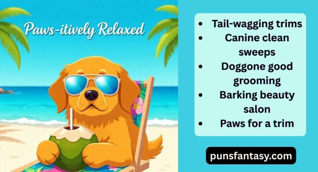 paw puns image illustration