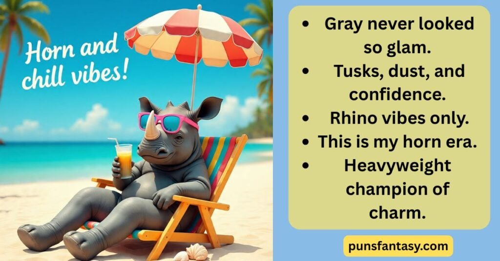 rhino enjoying sun heat