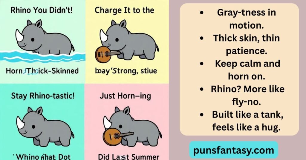 rhinoceros jokes