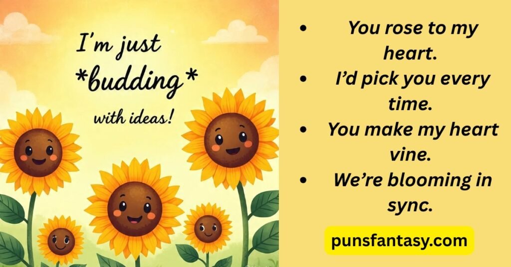 sunflower puns