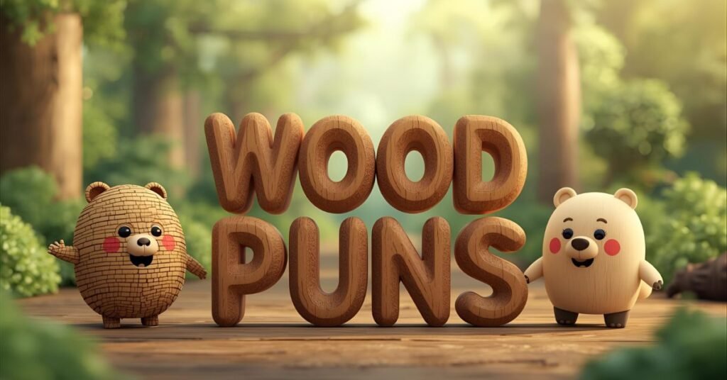 Cute wood puns