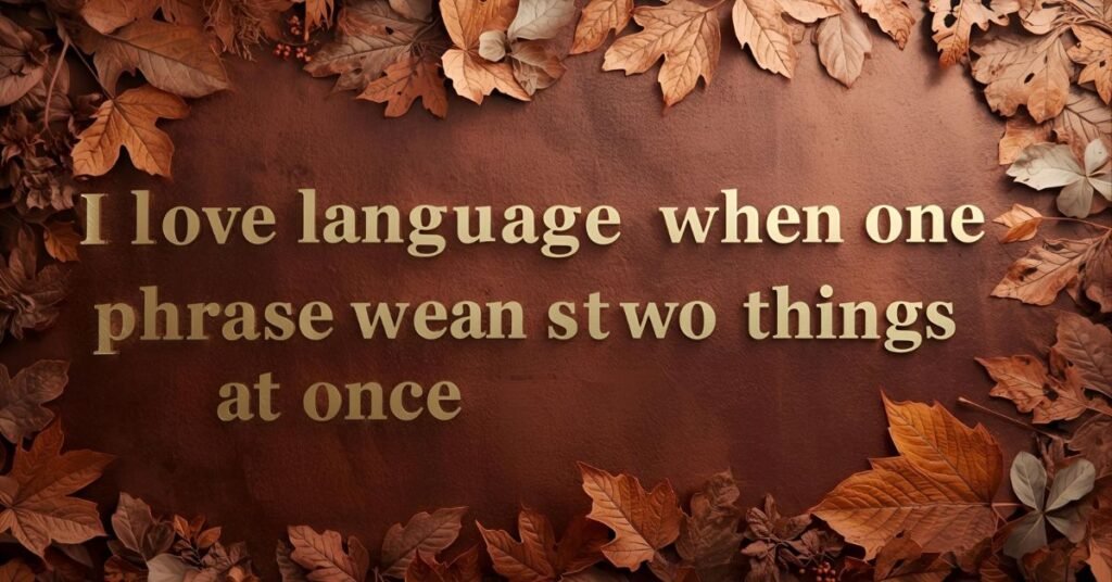 Double Entendre Jokes Meaning