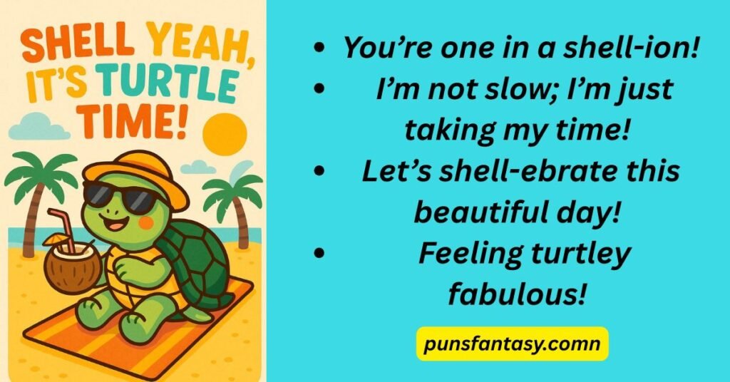 puns about turtle 