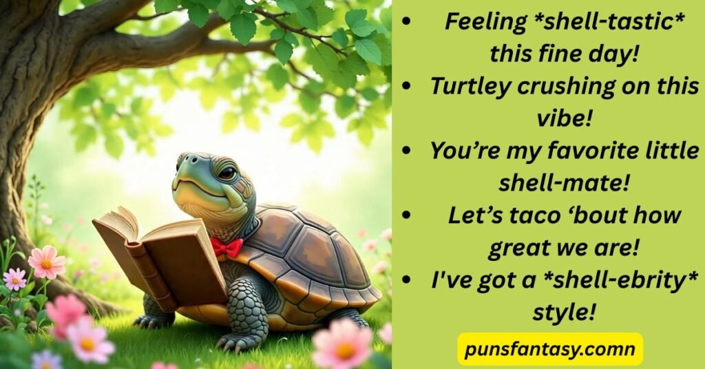 turtle puns one liners 