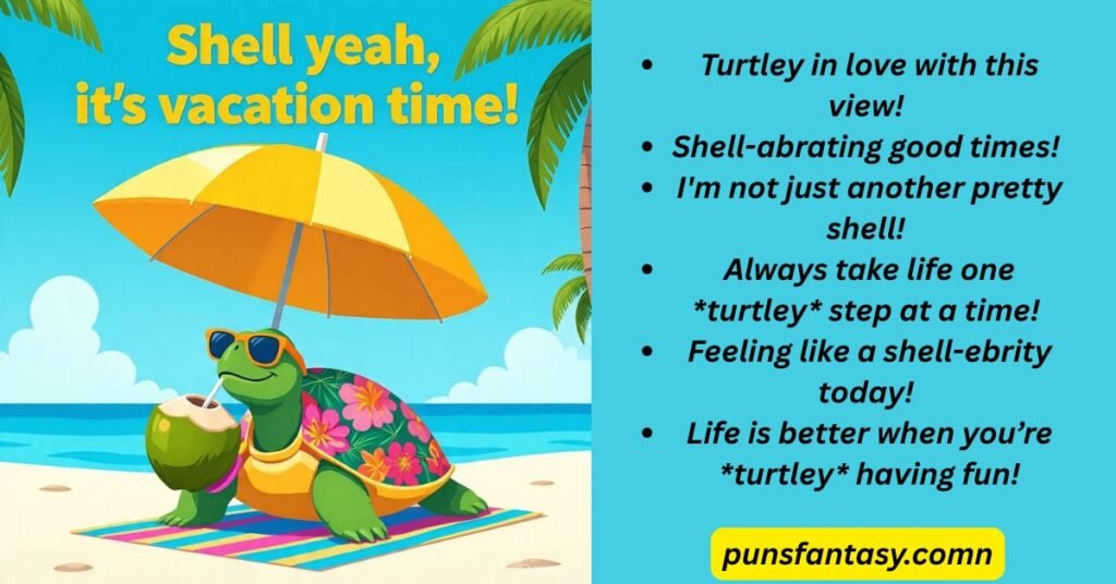 turtle sea puns image 