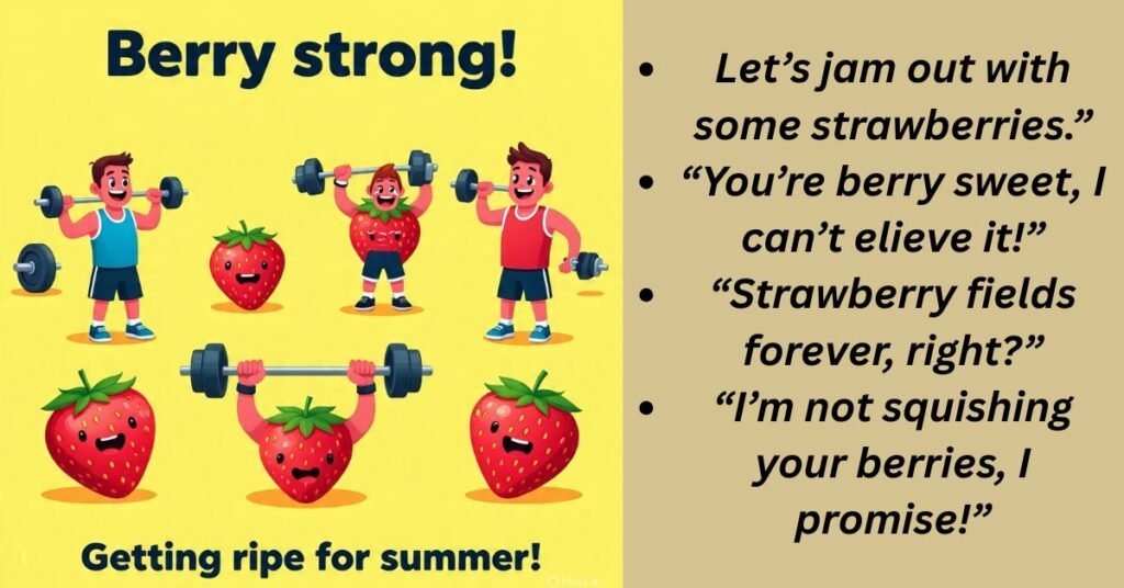 Short Strawberry Puns One Liners